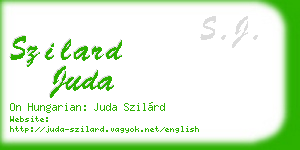 szilard juda business card